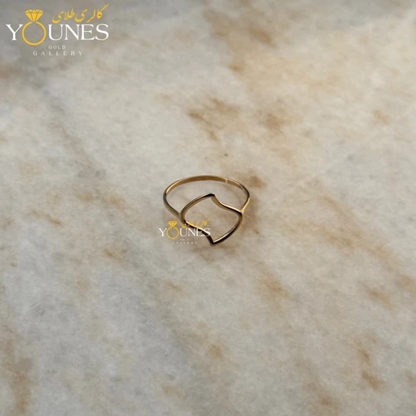 انگشتر طلا هندسی